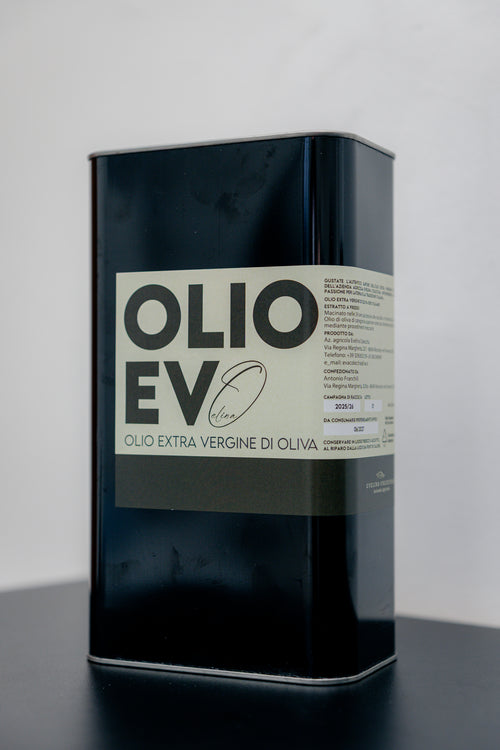 Olio extravergine di oliva Evelina 100% italiano Molise, lattina 3 litri
