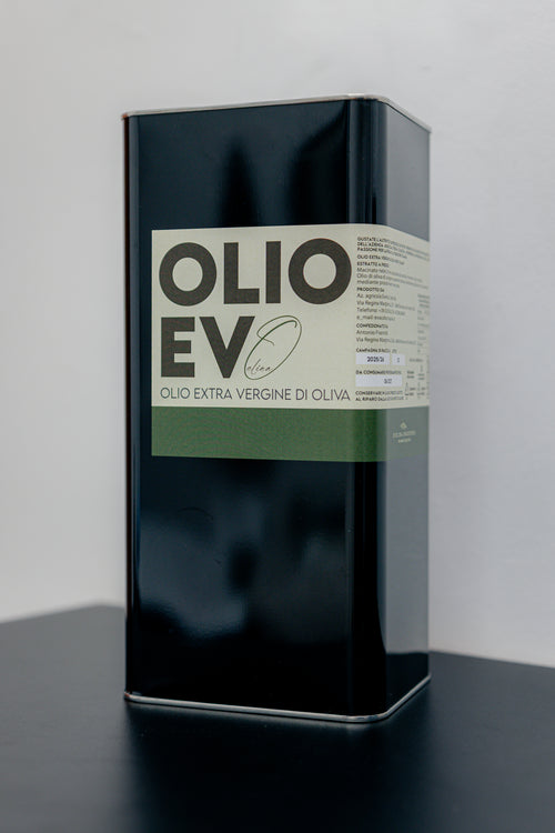 Olio extravergine di oliva Evelina 100% italiano Molise, lattina 5 litri